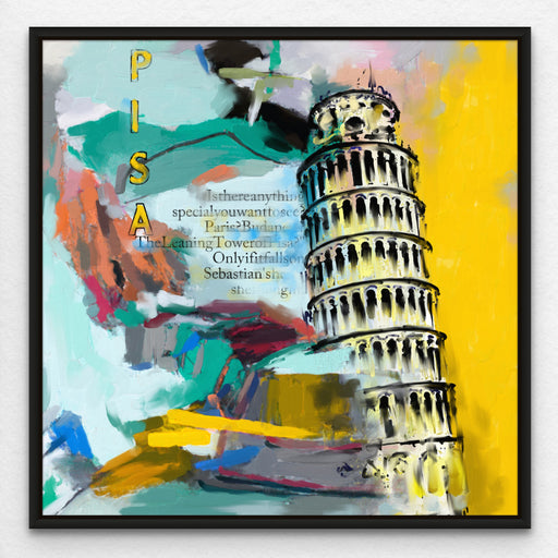 Leaning Tower of Pisa Wall Art Italy Architecture