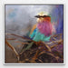 Lilac Roller Art African Rainbow Bird Painting