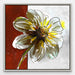 Large Daisy Wall Art Minimal Botanical Artwork