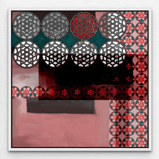 Arabesque Pattern Canvas Art Islamic Geometry