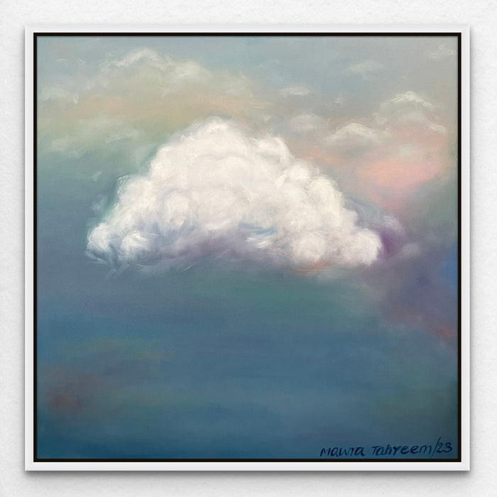 Pastel Colors Original Cloud Oil Painting