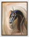 Black Arabian Horse Oil Painting