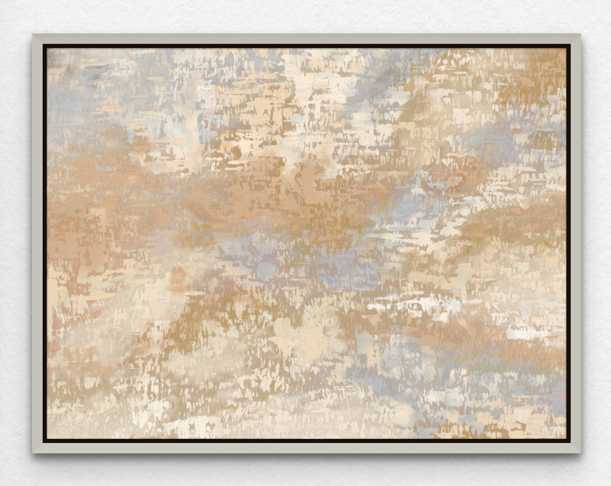 Simple Abstract Art Beige Texture Painting