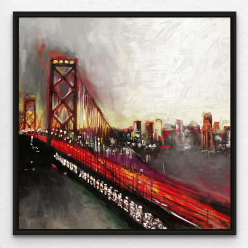 Bay Bridge Painting San Francisco Wall Art