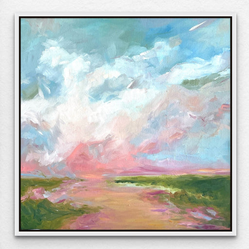 Cloud Oil Painting Danish Pastel Decor