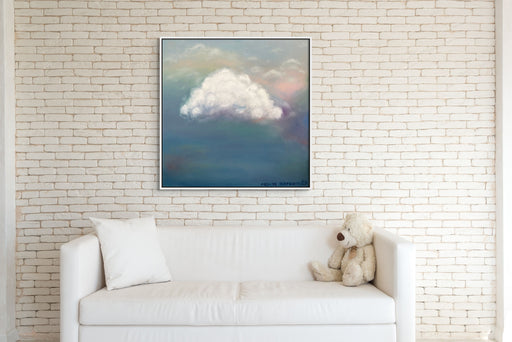 Pastel Colors Original Cloud Oil Painting