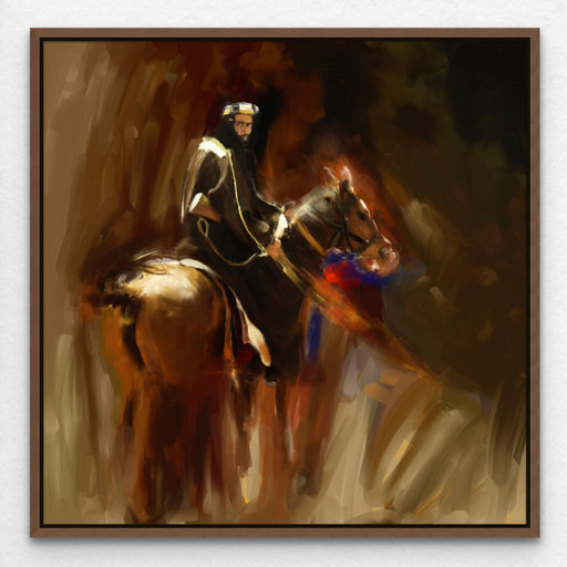 Bedouin Arab Horseback Riding Wall Art