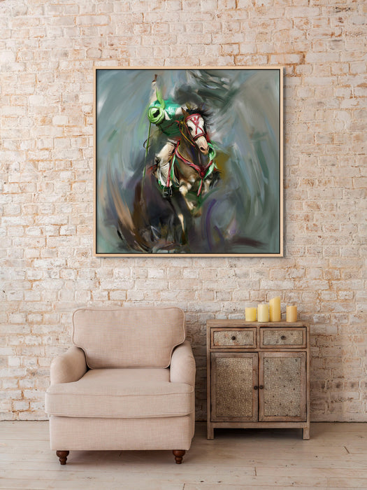 Horse Painting Wall Art Equestrian Decor