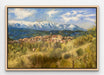 Countryside Original Oil Painting - Roio del Sangro, Italy - Commissioned Painting