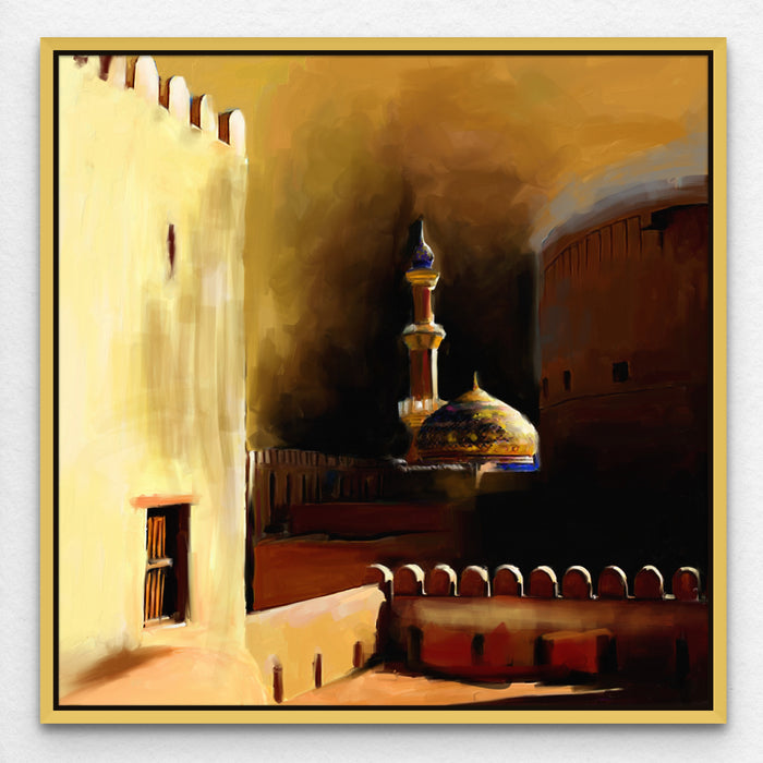 Nizwa Fort Mosque Islamic Painting