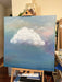 Pastel Colors Original Cloud Oil Painting