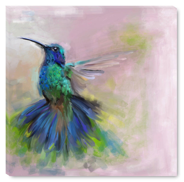 Blue Hummingbird Wall Art