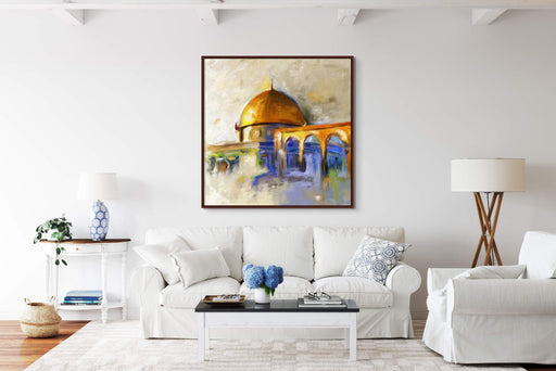 Al Aqsa Mosque Dome of The Rock Original Painting