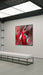 Red Flamenco Dancer Painting Spanish Wall Art