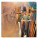 Dubai Skyline Painting Middle Eastern Wall Art