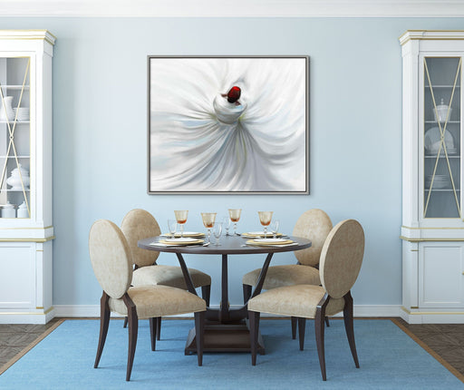 Whirling Dervish Oil Painting Turkish Wall Art