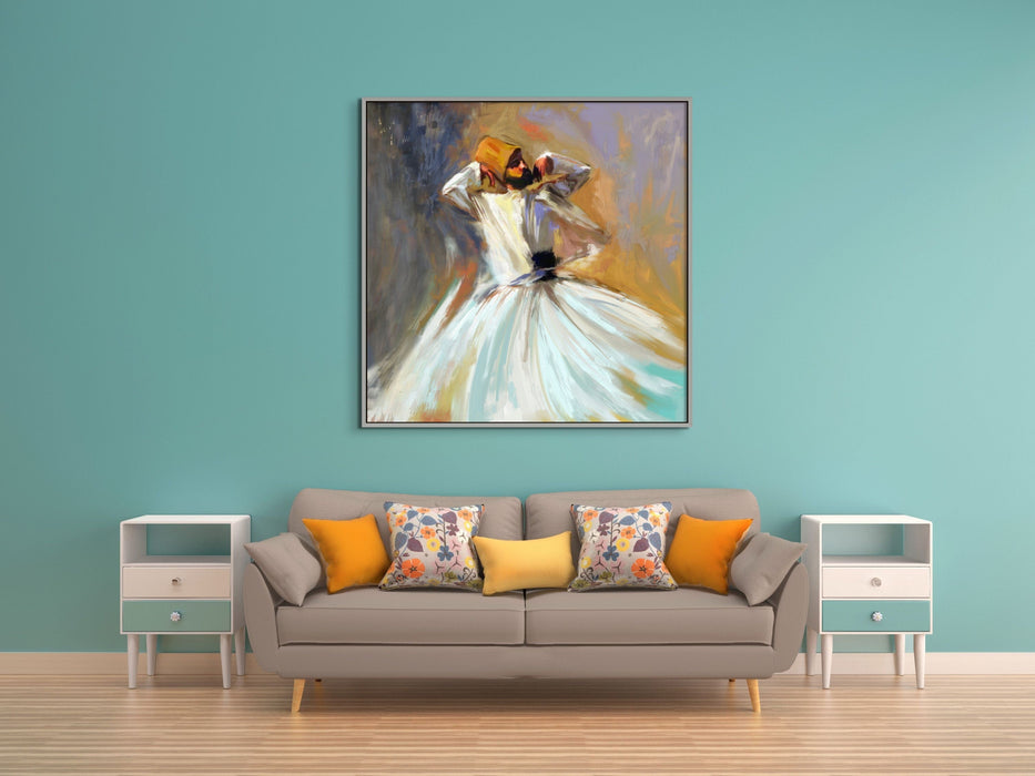 Sufi Wall Art Original Spiritual Painting