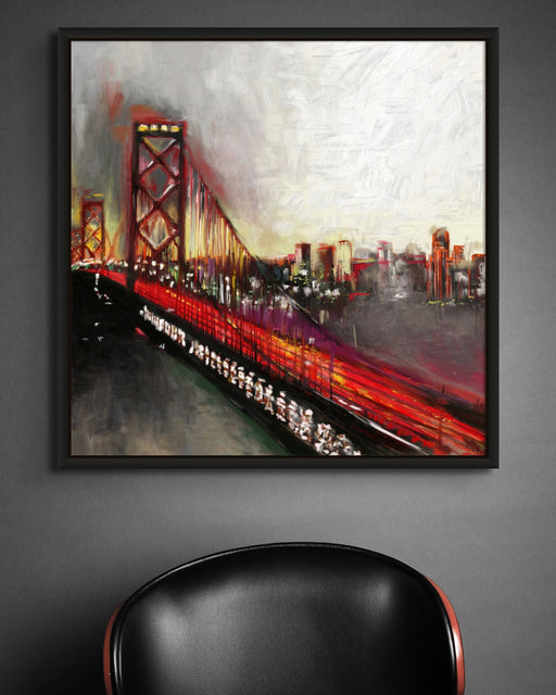 Bay Bridge Painting San Francisco Wall Art