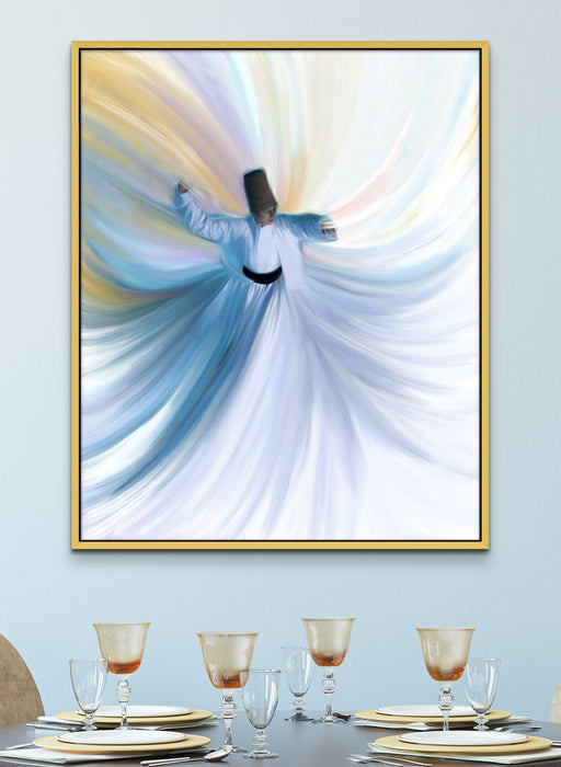 Sufi Wall Art Whirling Dervish Painting