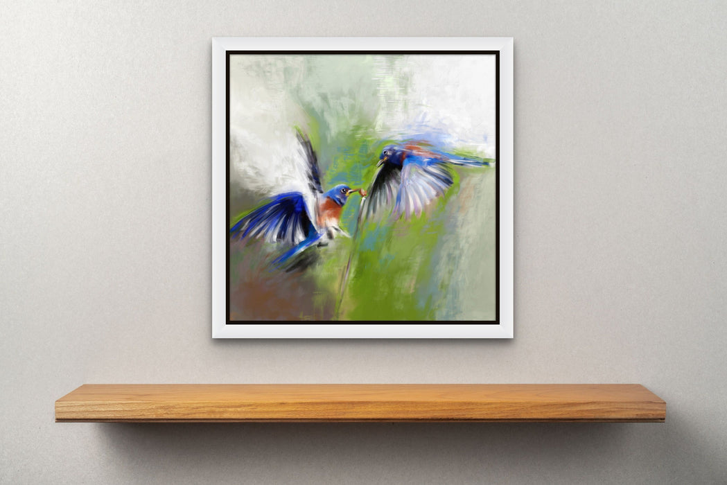 Blue Bird Audubon Art