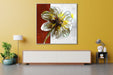 Large Daisy Wall Art Minimal Botanical Artwork