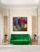 Crimson Modern Impressionism Wall Art