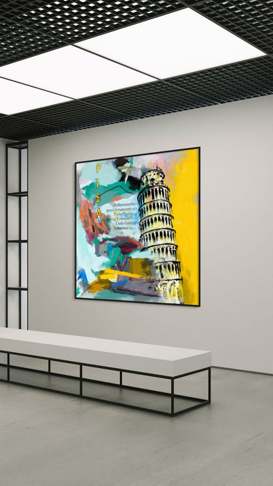 Leaning Tower of Pisa Wall Art Italy Architecture