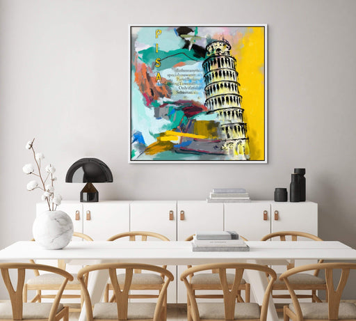 Leaning Tower of Pisa Wall Art Italy Architecture