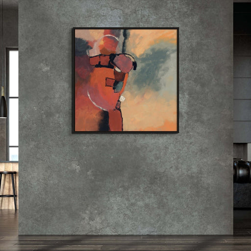 Abstract Terracotta Boho Wall Art