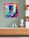 Brush Stroke Texture Large Multicolor Art