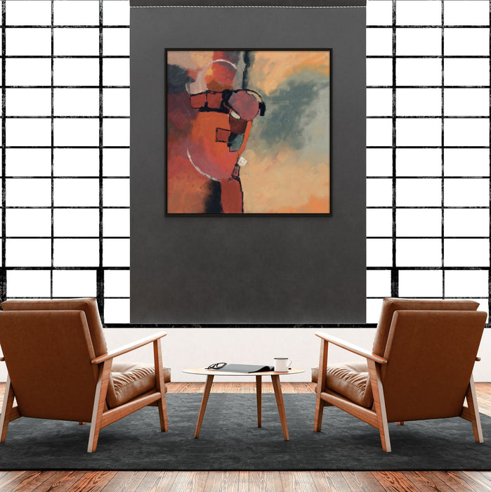 Abstract Terracotta Boho Wall Art