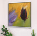 Light Green Mustard Abstract Oil Painting