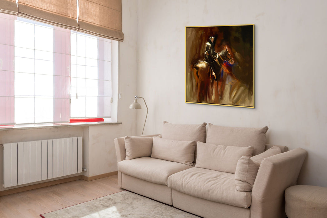 Bedouin Arab Horseback Riding Wall Art