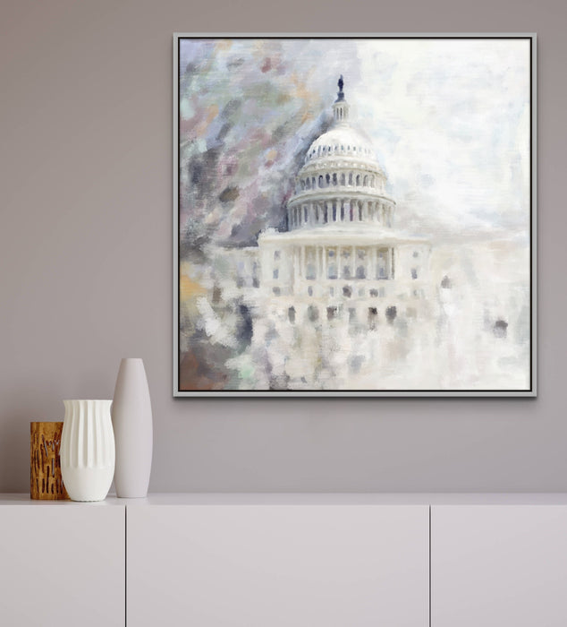 US Capitol Building Painting DC Wall Art