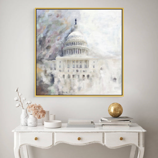 US Capitol Building Painting DC Wall Art