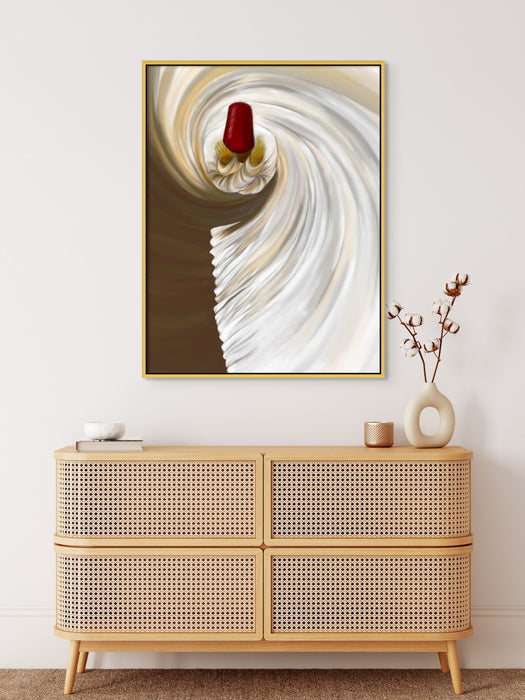 Whirling Dervish Painting Sufi Wall Art