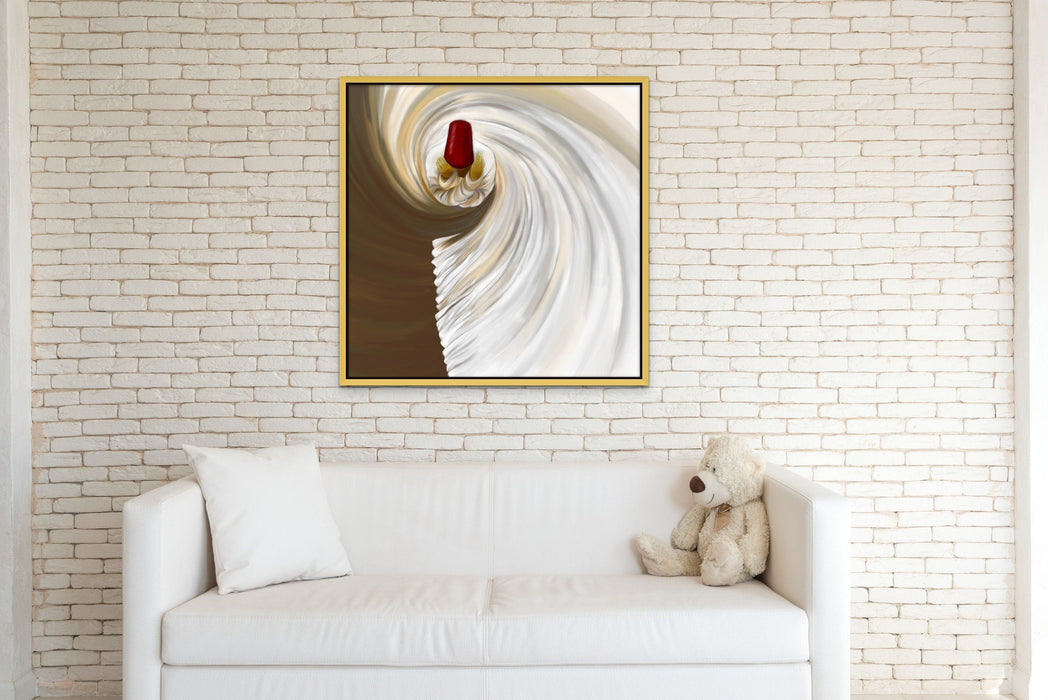 Whirling Dervish Painting Sufi Wall Art