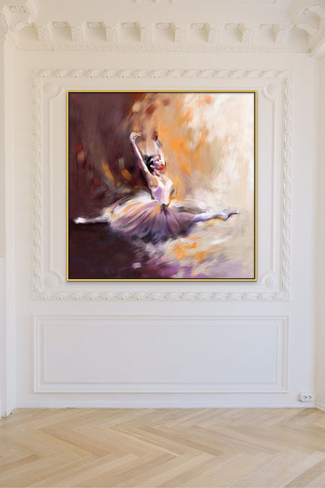 Ballerina Painting Canvas Ballet Dancer