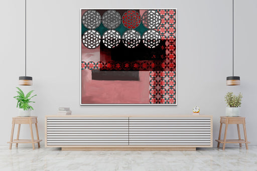 Arabesque Pattern Canvas Art Islamic Geometry