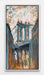 Teal Manhattan Bridge Textured Painting