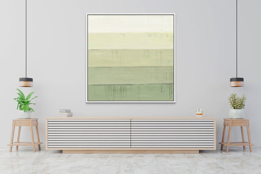 Minimalist Painting Sage Green Wall Art