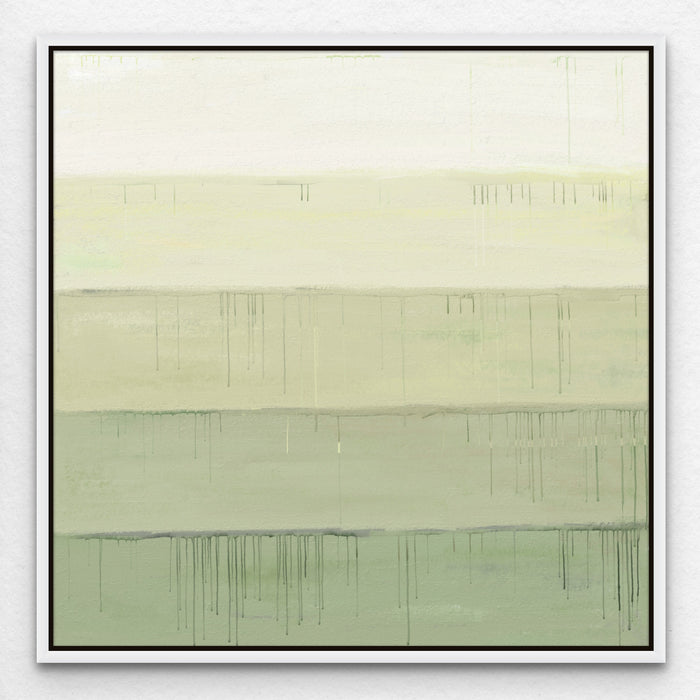 Minimalist Painting Sage Green Wall Art