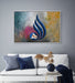 Navy Blue Islamic Calligraphy Painting Allah Wall Art