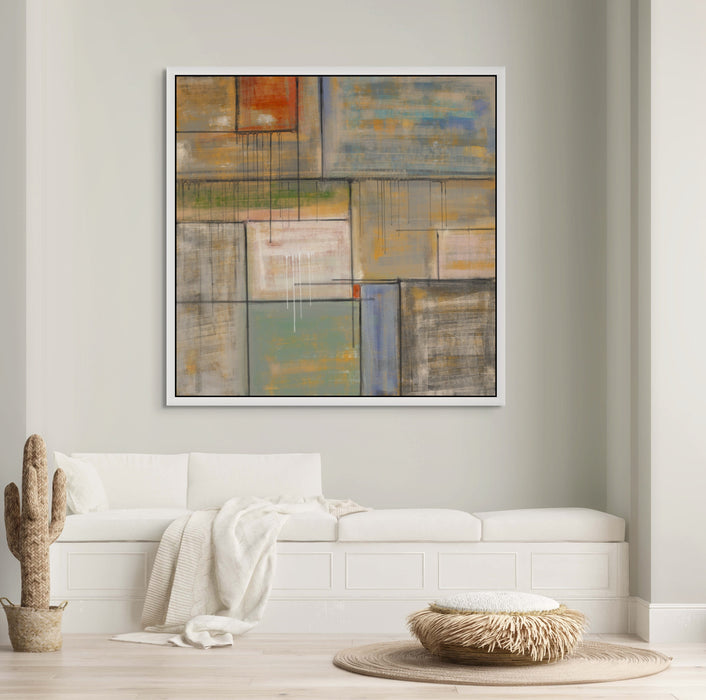 Neutral Abstract Earth Tone Wall Art